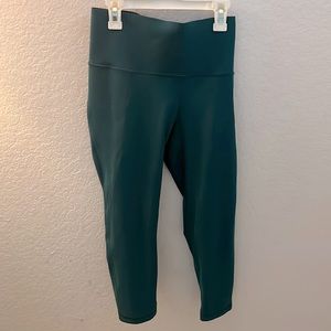 Old Navy Elevated Leggings Built In Sculpt Teal Yoga Pants Size Small